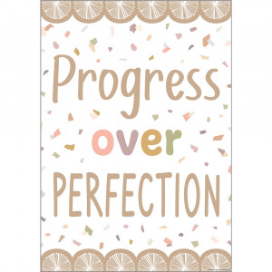 Progress over Perfection Positive Poster - TCR7878 | Teacher Created Resources | Deco: Charts, Posters