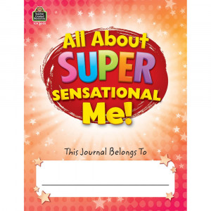 TCR8005 - All About Super Sensational Me Journal in Handwriting Paper