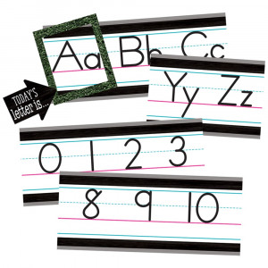 Modern Farmhouse Alphabet Line Bulletin Board - TCR8338 | Teacher Created Resources | Alphabet Lines