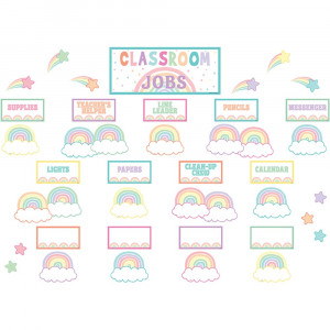 Pastel Pop Classroom Jobs Mini Bulletin Board Set - TCR8416 | Teacher Created Resources | Classroom Theme
