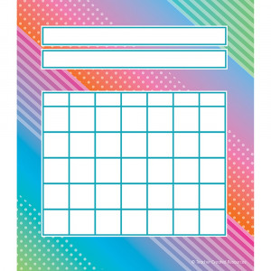 TCR8784 - Colorful Vibes Incentive Charts in Classroom Theme