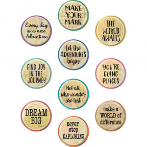 Travel the Map Positive Saying Accents, Pack of 30 - TCR8809 | Teacher Created Resources | Accents