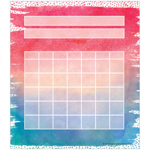 TCR8970 - Watercolor Incentive Charts in Classroom Theme
