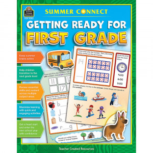 Summer Connect: Getting Ready For First Grade - TCR9202 | Teacher Created Resources | Skill Builders