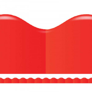 TF-8296 - Shades Of Red Scalloped Trimmer in Border/trimmer