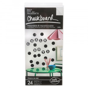 Dot Chalkboard Vinyl Labels, 2.75", Pack of 24 - WLE16056 | The Mccall Pattern Company Inc | Organization