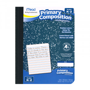 MEA09902 - Primary Composition Book Full Page Ruled 100 Ct in Note Books & Pads
