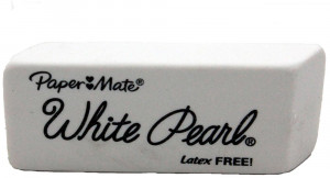 PAP70626 - Papermate Pearl Erasers White in Erasers