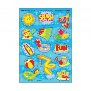 T-83027 - Water Play Sea Breeze Stinky Stickers Mixed Shapes in Stickers