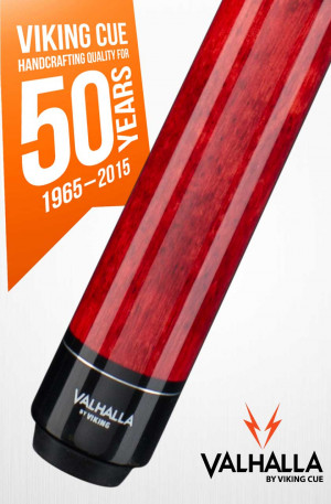 Viking Valhalla VA114 Red Pool Cue Stick