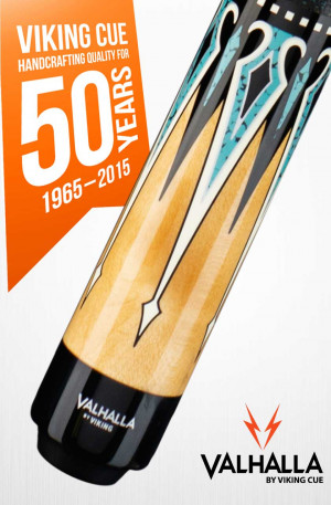 Viking Valhalla VA501 Natural/Turquoise Pool Cue