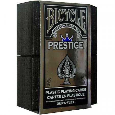 Bicycle Prestige 100% Plastic Playing Cards - Blue