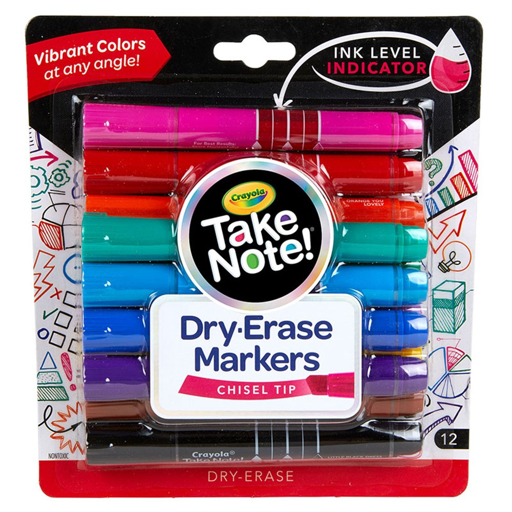 Washable Markers, Broad Line, Assorted Colors, Pack of 64
