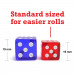 16mm Rounded Dice, Blue