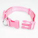 Large Pink Adjustable Reflective Collar