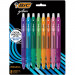 Gelocity Original Long Lasting Fashion Gel Pens, Medium Point (0.7mm) Assorted Ink, 8-Count Pack - BICRLCAP81AST | Bic Usa Inc | Pens