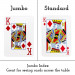 Red Deck, Brybelly Playing Cards (Wide Size, Jumbo-Index)