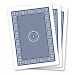 Pinochle Playing Cards (Red/Blue)