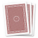 Single Red Deck Pinochle Playing Cards