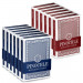 12 Pack of Pinochle Playing Cards (6 Red/6 Blue) by Brybelly