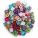 100+ Pack of Random D6 Polyhedral Dice in Multiple Colors