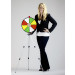 Midway Monsters Color Dry Erase Prize Wheel with Stand, 16-Inch