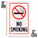No Smoking Sign 18" x 12"