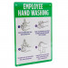 Employee Hand Washing Aluminum Sign