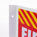 3D Fire Extinguisher Sign