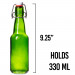 Green Grolsch Bottle, 11 oz