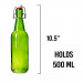 Green Grolsch Bottle, 16 oz