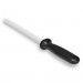 8" Ceramic Honing Rod with Dual Grit and Comfort Handle