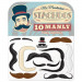 Mr. Moustachio's Stach'oos, 10 Temporary Tattoo Mustaches