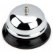 10cm Chrome Service Bell with Black Base