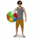 36" Six-Color Beach Ball