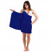 Backless Beach Dress Wrap, Blue