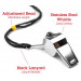Stainless Steel Coach's Whistle with Lanyard