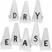 Set of 10 Dry Erase Cones with Marker