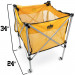 Collapsible Ball Cart with Zipper