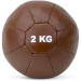 2 kg (4.4 lbs) Leather Medicine Ball