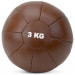 3 kg (6.6 lbs) Leather Medicine Ball