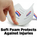 Youth Plastic Shin Guards with Soft Foam Interior