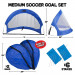 Set of 2, 4' Pop Up Soccer Goals with 2 Carrying Bags