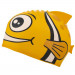 Kids Fishy Swim Cap, Yellow