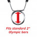 Pair of 2-inch Olympic Bar Spring Collars