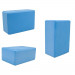 Large High Density Blue Foam Yoga Block 9 x 6 x 4