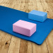 Large High Density Pink Foam Yoga Block 9 x 6 x 4