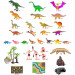 100 Pc Prehistoric Playset w Play Mat and Storage Container