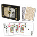 COPAG Plastic Playing Cards, Black/Gold, Poker Size, Jumbo Index
