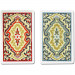 KEM Paisley Plastic Playing Cards, Blue/Red, Bridge Size, Jumbo Index